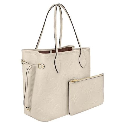 louis vuitton neverfull cream bag